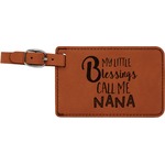 Grandparent Quotes and Sayings Leatherette Luggage Tag