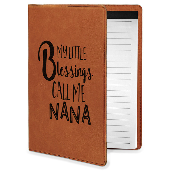 Custom Grandparent Quotes and Sayings Leatherette Portfolio with Notepad - Small - Double Sided
