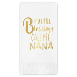 Grandparent Quotes and Sayings Guest Napkins - Foil Stamped
