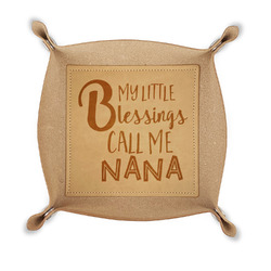 Grandparent Quotes and Sayings Genuine Leather Dice Tray