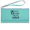 Grandparent Quotes and Sayings Ladies Leatherette Wallet - Laser Engraved- Teal