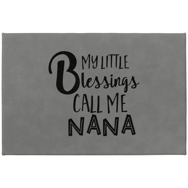 Grandparent Quotes and Sayings Large Engraved Gift Box with Leather Lid - Approval