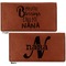 Grandparent Quotes and Sayings Leather Checkbook Holder Front and Back