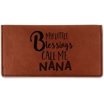 Grandparent Quotes and Sayings Leatherette Checkbook Holder