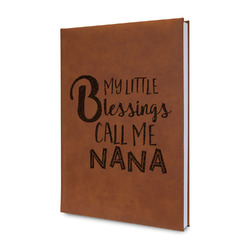 Grandparent Quotes and Sayings Leather Sketchbook - Small - Double Sided