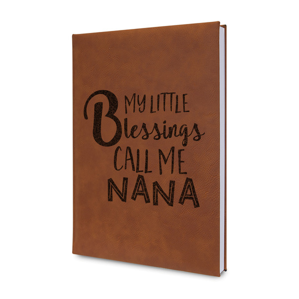 Custom Grandparent Quotes and Sayings Leather Sketchbook - Small - Double Sided