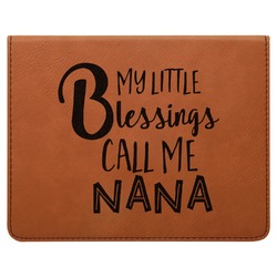 Grandparent Quotes and Sayings Leatherette 4-Piece Wine Tool Set