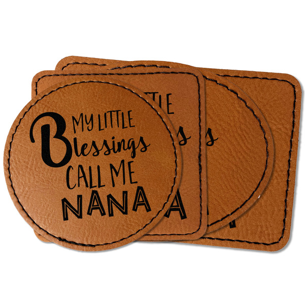 Custom Grandparent Quotes and Sayings Faux Leather Iron On Patch