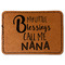 Grandparent Quotes and Sayings Leatherette Patches - Rectangle