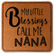 Grandparent Quotes and Sayings Leatherette Patches - Square