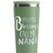 Grandparent Quotes and Sayings Light Green RTIC Everyday Tumbler - 28 oz. - Close Up