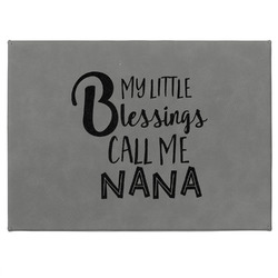 Grandparent Quotes and Sayings Medium Gift Box w/ Engraved Leather Lid