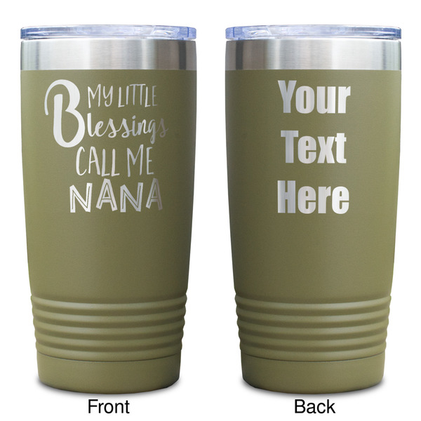 Grandparent Quotes and Sayings Olive Polar Camel Tumbler - 20oz - Double Sided - Approval