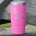 Grandparent Quotes and Sayings 20 oz Stainless Steel Tumbler - Pink - Single Sided