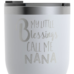 Grandparent Quotes and Sayings RTIC Tumbler - White - Engraved Front & Back (Personalized)