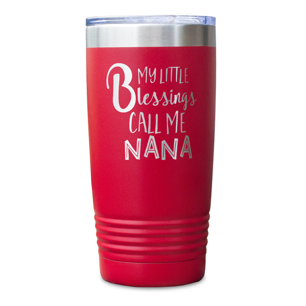 Grandparent Quotes and Sayings Red Polar Camel Tumbler - 20oz - Single Sided - Approval
