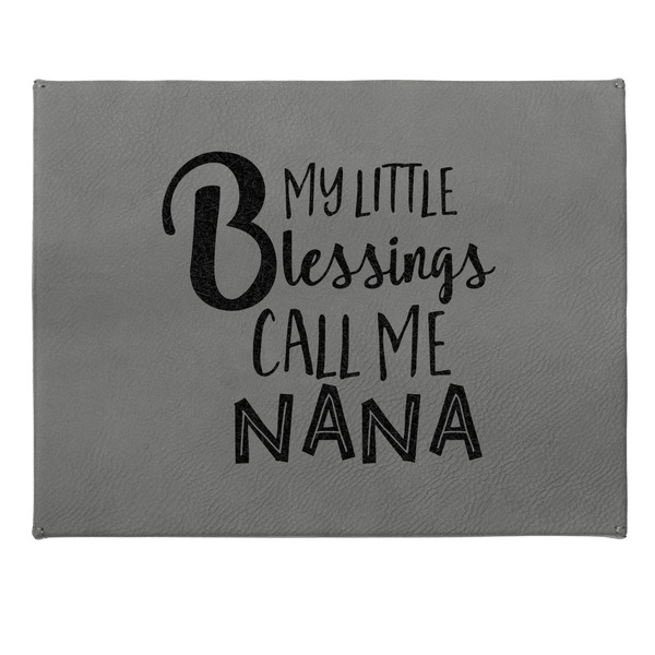 Grandparent Quotes and Sayings Small Engraved Gift Box with Leather Lid - Approval