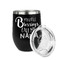 Grandparent Quotes and Sayings Stainless Wine Tumblers - Black - Single Sided - Alt View