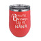 Grandparent Quotes and Sayings Stemless Stainless Steel Wine Tumbler - Coral - Single Sided