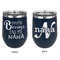 Grandparent Quotes and Sayings Stainless Wine Tumblers - Navy - Double Sided - Approval