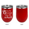 Grandparent Quotes and Sayings Stainless Wine Tumblers - Red - Single Sided - Approval