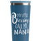 Grandparent Quotes and Sayings Steel Blue RTIC Everyday Tumbler - 28 oz. - Close Up
