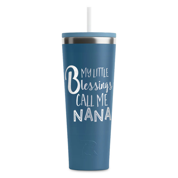 Custom Grandparent Quotes and Sayings RTIC Everyday Tumbler with Straw - 28oz