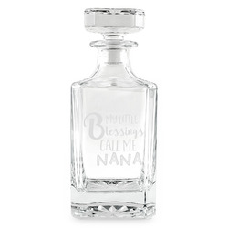 Grandparent Quotes and Sayings Whiskey Decanter - 26 oz Square