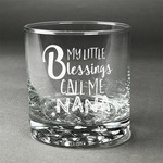 Grandparent Quotes and Sayings Whiskey Glass - Engraved
