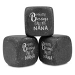 Grandparent Quotes and Sayings Whiskey Stone Set - Set of 3