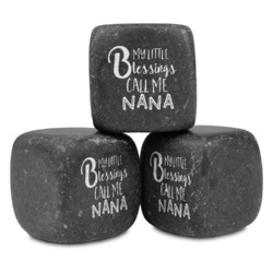Grandparent Quotes and Sayings Whiskey Stone Set