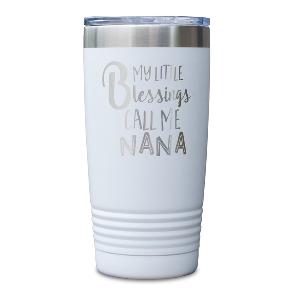 Grandparent Quotes and Sayings White Polar Camel Tumbler - 20oz - Single Sided - Approval