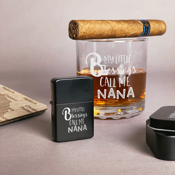 Grandparent Quotes and Sayings Windproof Lighters - Black - In Context