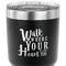 Heart Quotes and Sayings 30 oz Stainless Steel Ringneck Tumbler - Black - CLOSE UP