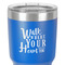 Heart Quotes and Sayings 30 oz Stainless Steel Ringneck Tumbler - Blue - Close Up