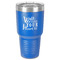 Heart Quotes and Sayings 30 oz Stainless Steel Ringneck Tumbler - Blue - Front