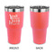 Heart Quotes and Sayings 30 oz Stainless Steel Ringneck Tumblers - Coral - Single Sided - APPROVAL