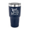 Heart Quotes and Sayings 30 oz Stainless Steel Ringneck Tumblers - Navy - FRONT