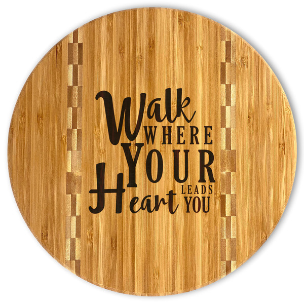 Custom Heart Quotes and Sayings Bamboo Cutting Board