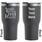 Heart Quotes and Sayings Black RTIC Tumbler - Front and Back