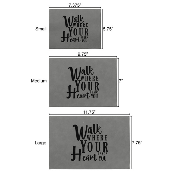 Heart Quotes and Sayings Engraved Gift Boxes - All 3 Sizes