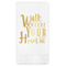 Heart Quotes and Sayings Foil Stamped Guest Napkins - Front View