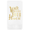 Heart Quotes and Sayings Guest Napkins - Foil Stamped
