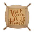 Heart Quotes and Sayings Genuine Leather Valet Tray