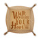 Heart Quotes and Sayings Genuine Leather Valet Trays - FRONT (folded)
