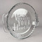 Heart Quotes and Sayings Glass Pie Dish - FRONT
