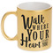 Heart Quotes and Sayings Metallic Gold Mug