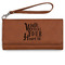 Heart Quotes and Sayings Ladies Wallet - Leather - Rawhide - Front View