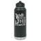 Heart Quotes and Sayings Water Bottle - Laser Engraved - Front