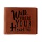 Heart Quotes and Sayings Leatherette Bifold Wallet